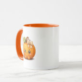 Tasse Mignonne Citrouille Kawaii (Devant gauche)