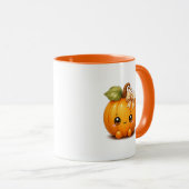 Tasse Mignonne Citrouille Kawaii (Devant droit)
