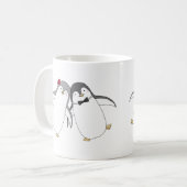 Tasse mignonne d'anniversaire de mariage de (Devant gauche)