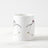 Tasse mignonne d'anniversaire de mariage de (Centre)