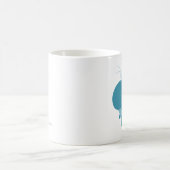 Tasse mignonne de baleine de bébé de bande (Centre)