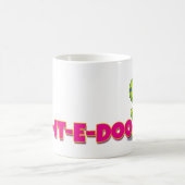 tasse mignonne de bande dessinée (Centre)