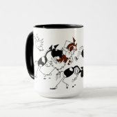 Tasse mignonne de bande dessinée de cheval de (Devant gauche)