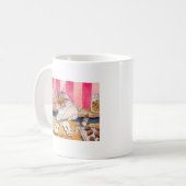 Tasse mignonne de boulangerie de chat (Devant gauche)