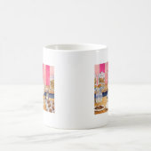 Tasse mignonne de boulangerie de chat (Centre)