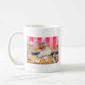 Tasse mignonne de boulangerie de chat (Gauche)