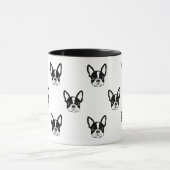 Tasse mignonne de bouledogue français (Centre)