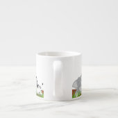 Tasse mignonne de café express d'animaux de bébé (Dos)
