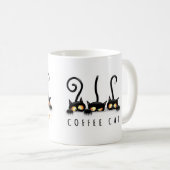 Tasse mignonne de chat de café (Devant droit)