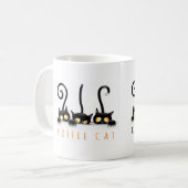 Tasse mignonne de chat de café (Devant gauche)