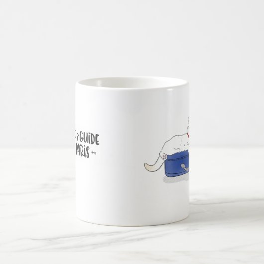 Tasse mignonne de chat de Paris (Centre)