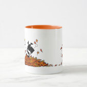 Tasse mignonne de cheval d'automne (Centre)