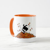 Tasse mignonne de cheval d'automne (Devant gauche)