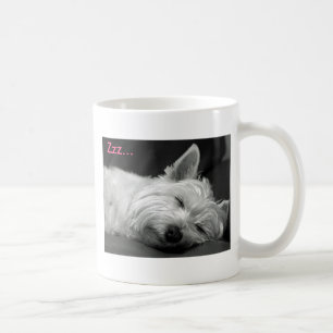 Tasse mignonne de chien de Westie (Terrier des