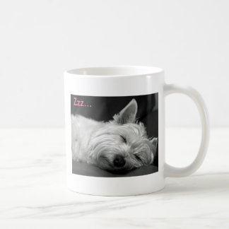 Tasse mignonne de chien de Westie (Terrier des