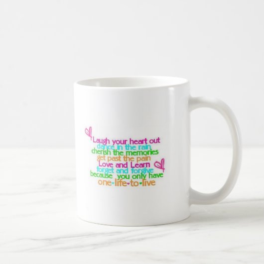 Tasse mignonne de citation (Droite)
