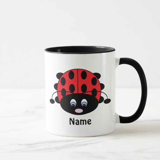 Tasse mignonne de coccinelle (Droite)