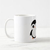 Tasse mignonne de couples de pingouin (Gauche)