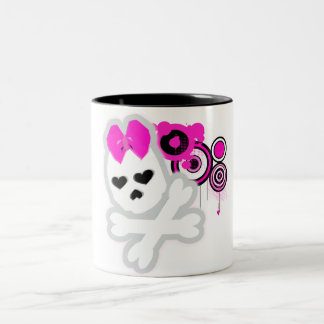 Tasse mignonne de crâne