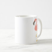Tasse mignonne de Flamant rose (Devant droit)
