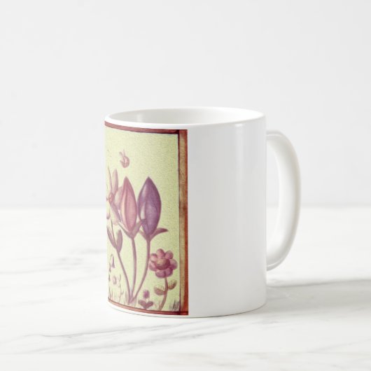 Tasse mignonne de fleur (Devant droit)