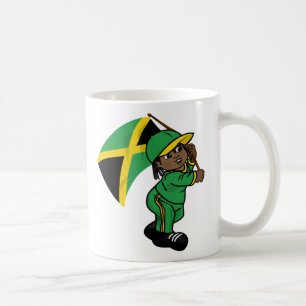 Tasse mignonne de garçon de rasta