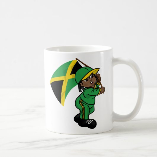 Tasse mignonne de garçon de rasta (Droite)
