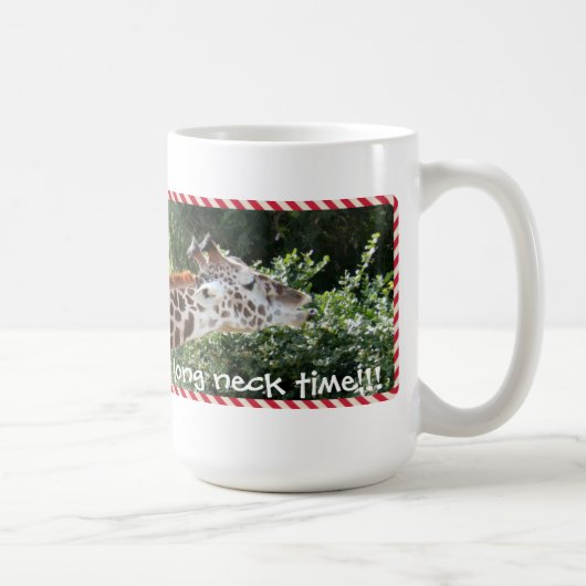 Tasse mignonne de girafe, 17h quelque part, long (Droite)