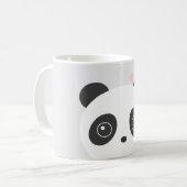 Tasse mignonne de gris de panda (Devant gauche)