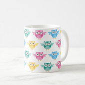 Tasse mignonne de hibou de cadeau de professeur (Devant droit)