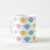 Tasse mignonne de hibou de cadeau de professeur (Devant gauche)