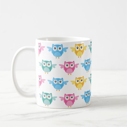 Tasse mignonne de hibou de cadeau de professeur (Gauche)