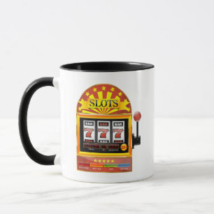 Tasse mignonne de jeux de casino