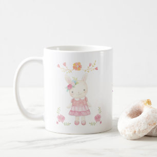 Tasse mignonne de lapin personnalisée par tasse