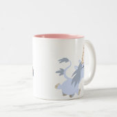 Tasse mignonne de licorne de bande dessinée de (Devant droit)