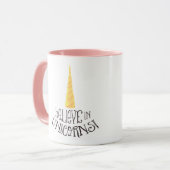 Tasse mignonne de licorne magique de chocolat (Devant gauche)