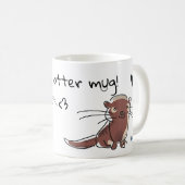 Tasse mignonne de loutre (Devant droit)