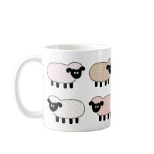 Tasse mignonne de moutons