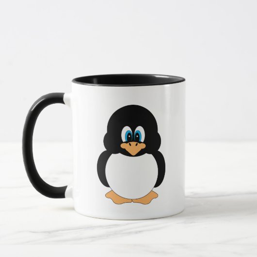 Tasse mignonne de pingouin (Gauche)
