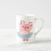 Tasse mignonne de porcelaine tendre de porc de (Droite)