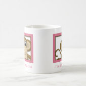 Tasse mignonne de rose de singe (Centre)