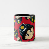 Tasse mignonne de sapeur-pompier (Centre)