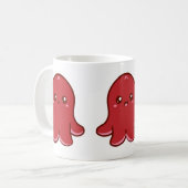 Tasse mignonne de saucisse de poulpe (Devant gauche)