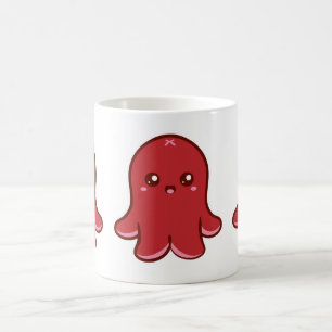 Tasse mignonne de saucisse de poulpe