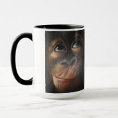 Tasse mignonne de singe (Gauche)