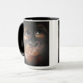 Tasse mignonne de singe (Devant gauche)