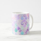 Tasse mignonne de sirène de filles, rose en (Devant droit)