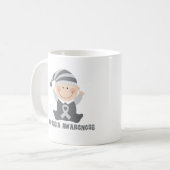 Tasse mignonne de soutien de conscience d'aphasie (Devant gauche)