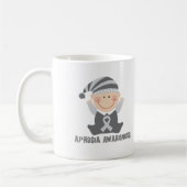 Tasse mignonne de soutien de conscience d'aphasie (Gauche)