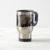 Tasse mignonne de voyage de Weimaraner (Devant droit)
